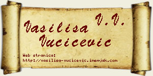 Vasilisa Vučićević vizit kartica